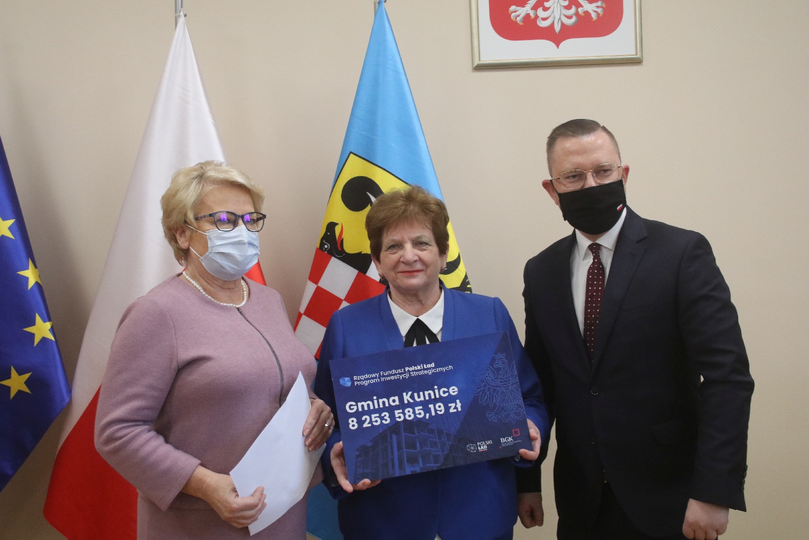 Promesy na inwestycje w ramach Polskiego Ładu wręczone