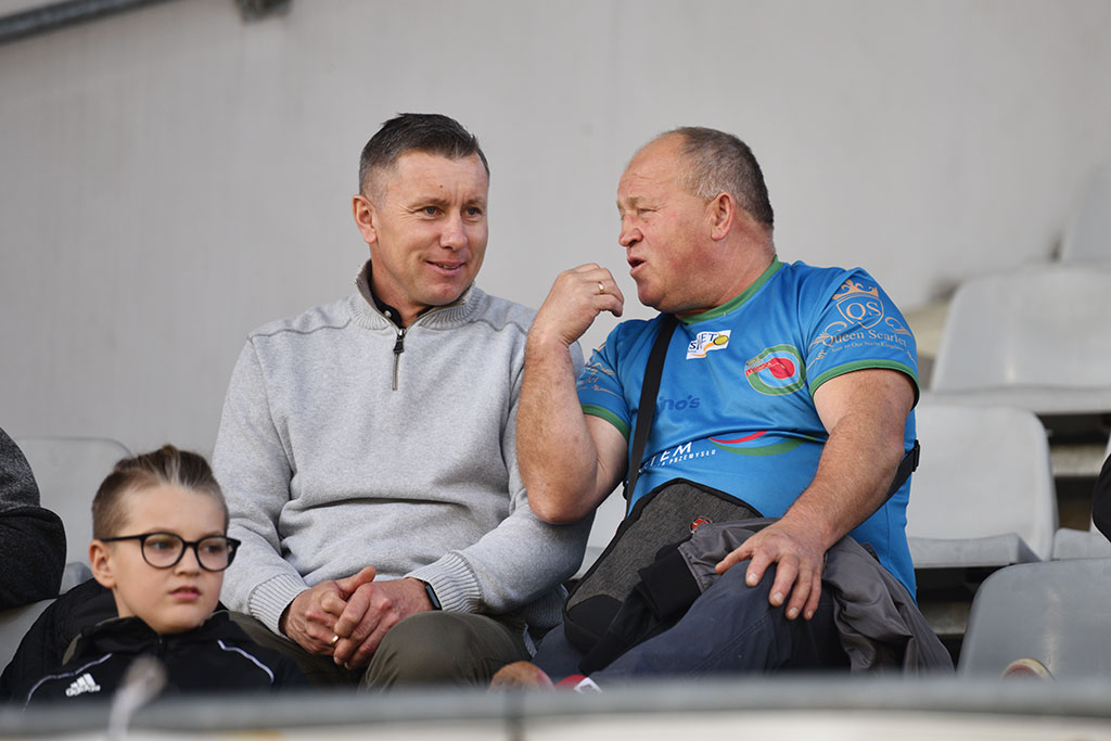 Kibice na meczu Miedź Legnica - Arka Gdynia