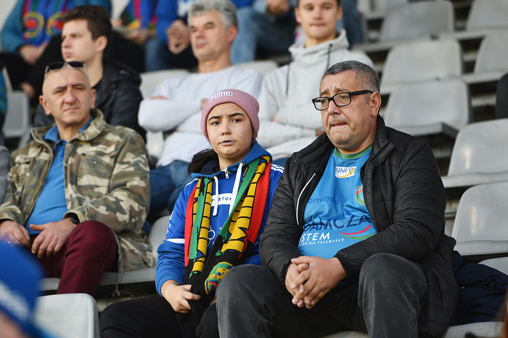 Kibice na meczu Miedź Legnica - Arka Gdynia