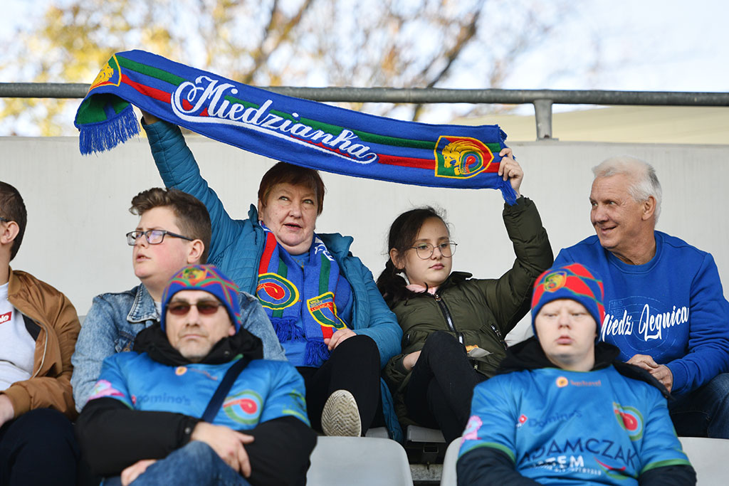 Kibice na meczu Miedź Legnica - Arka Gdynia