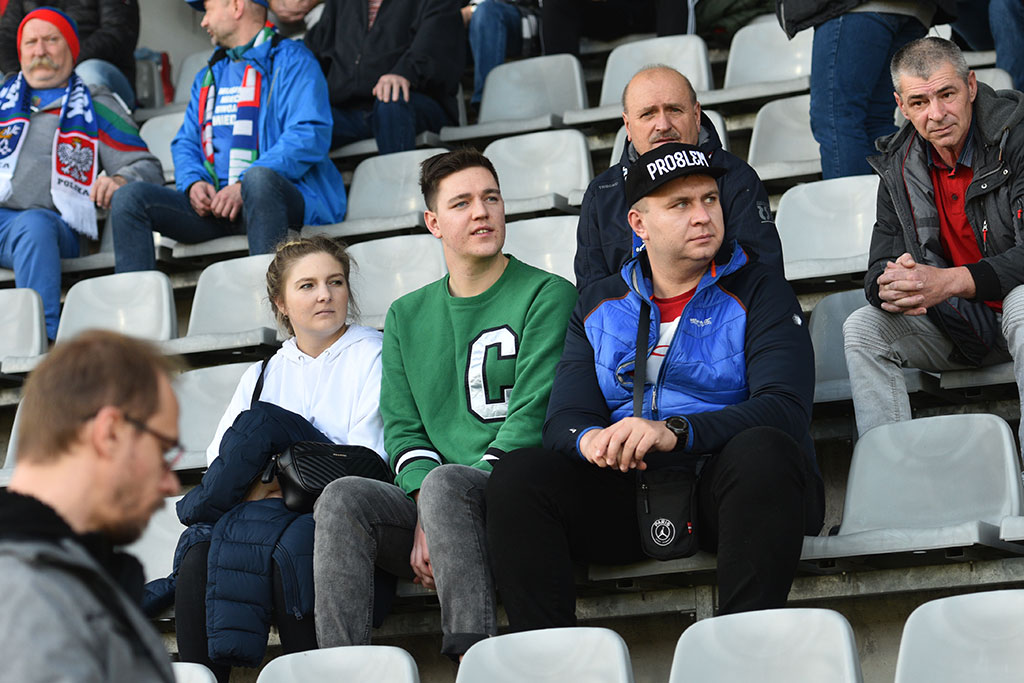 Kibice na meczu Miedź Legnica - Arka Gdynia