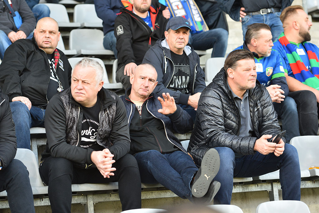 Kibice na meczu Miedź Legnica - Arka Gdynia