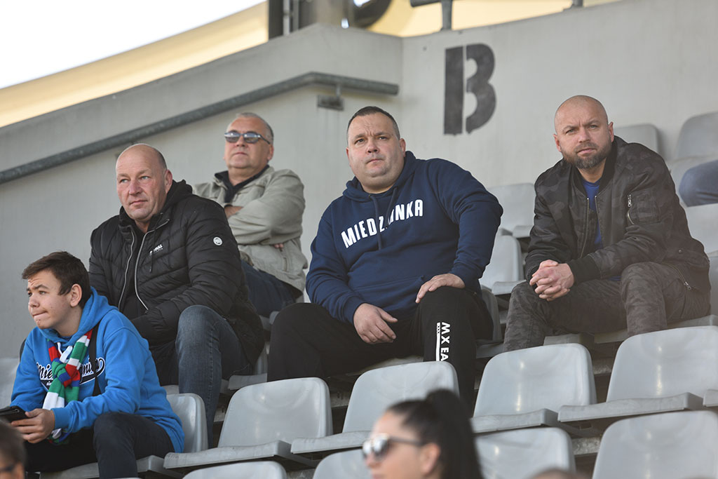 Kibice na meczu Miedź Legnica - Arka Gdynia