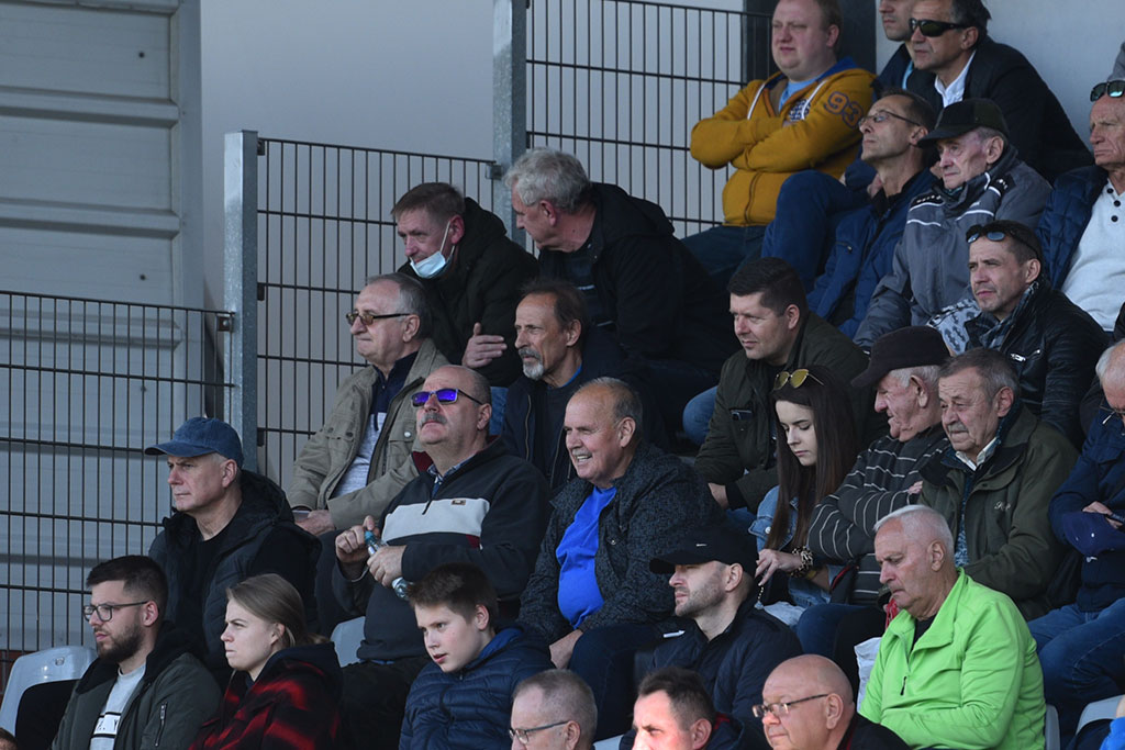 Kibice na meczu Miedź Legnica - Arka Gdynia