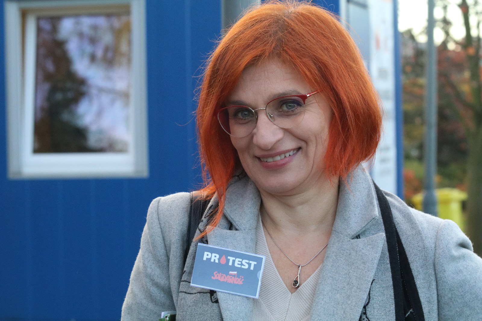 Pracownicy legnickiego MOPS-u i DPS-u protestują oddając krew