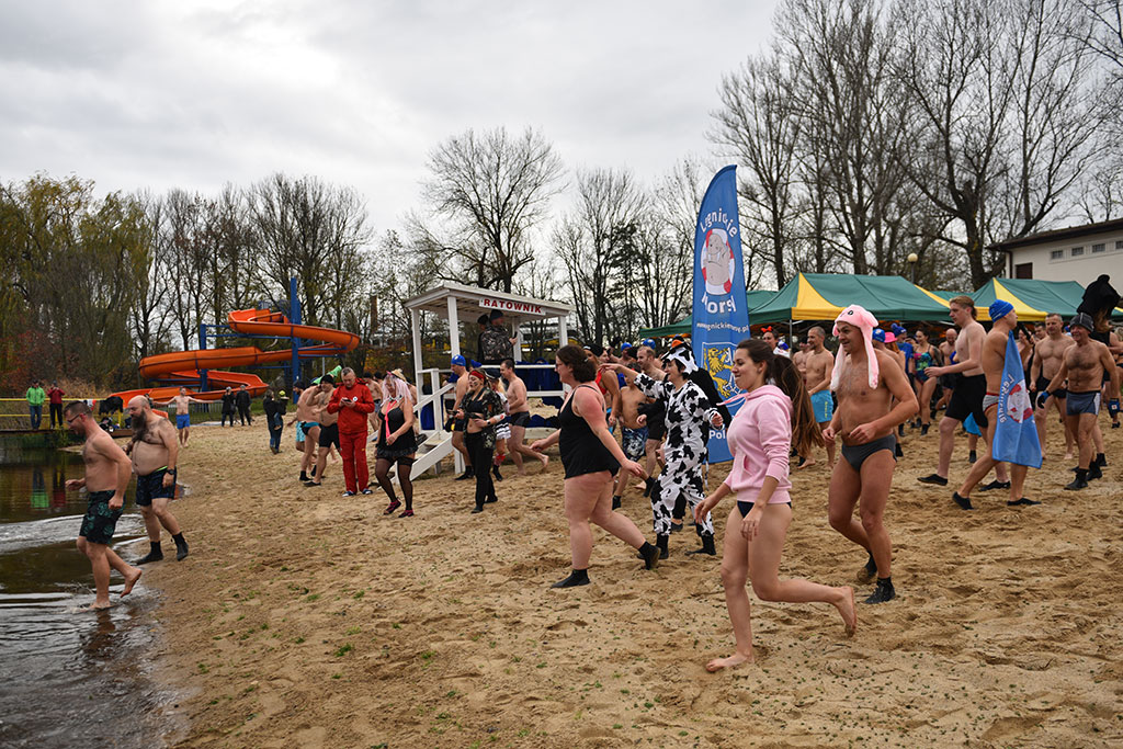 Pierwsze zanurzenie Legnickich Morsów. Sezon kąpieli rozpoczęty