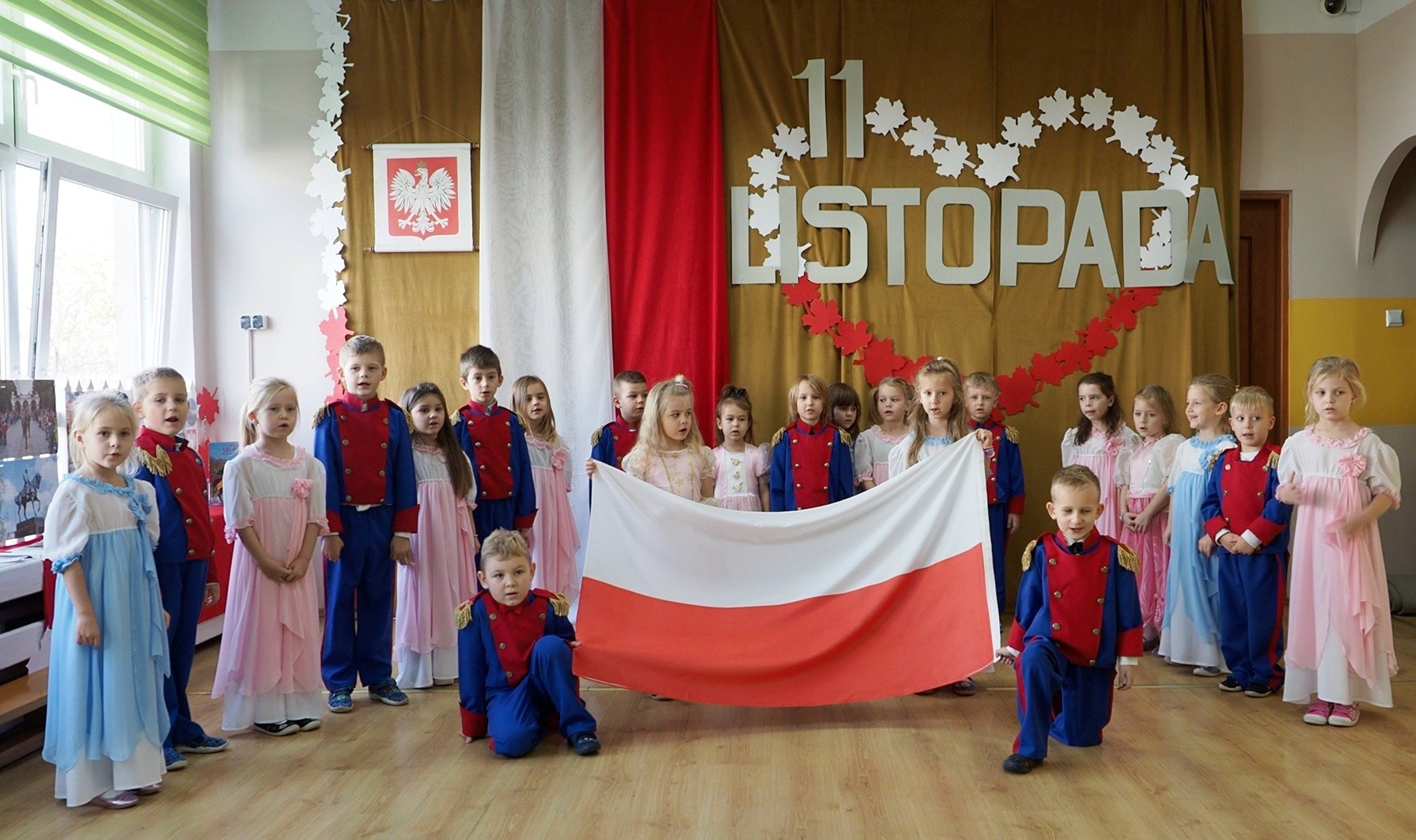 Święto Niepodległości w Przedszkolu Niepublicznym „Źródełko”.