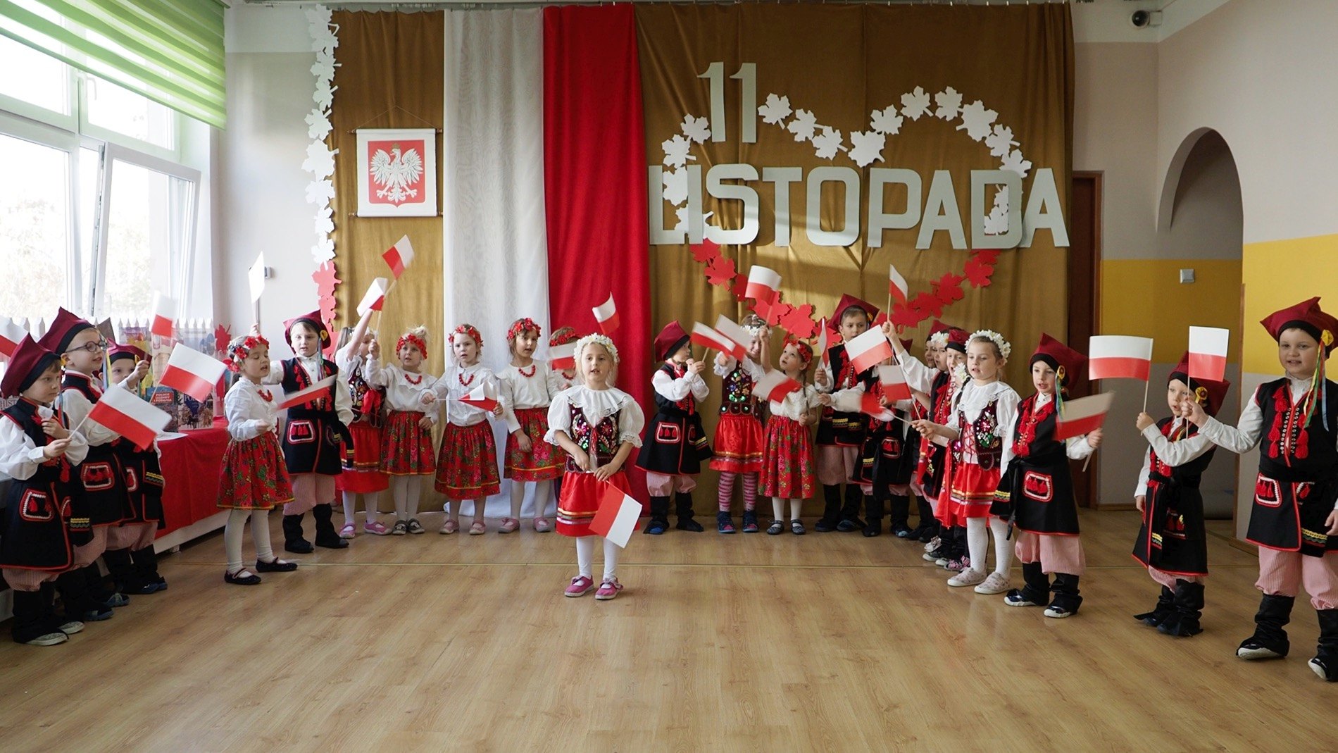 Święto Niepodległości w Przedszkolu Niepublicznym „Źródełko”.