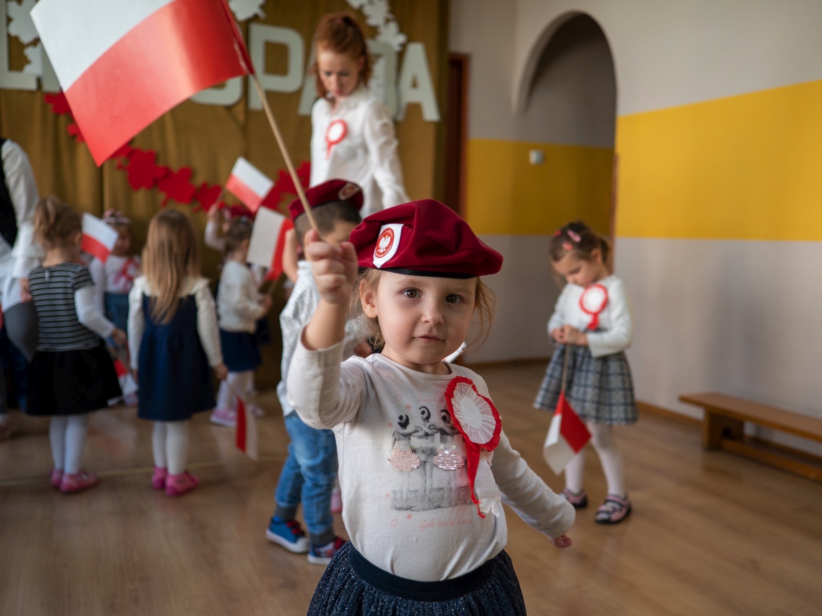 Święto Niepodległości w Przedszkolu Niepublicznym „Źródełko”.