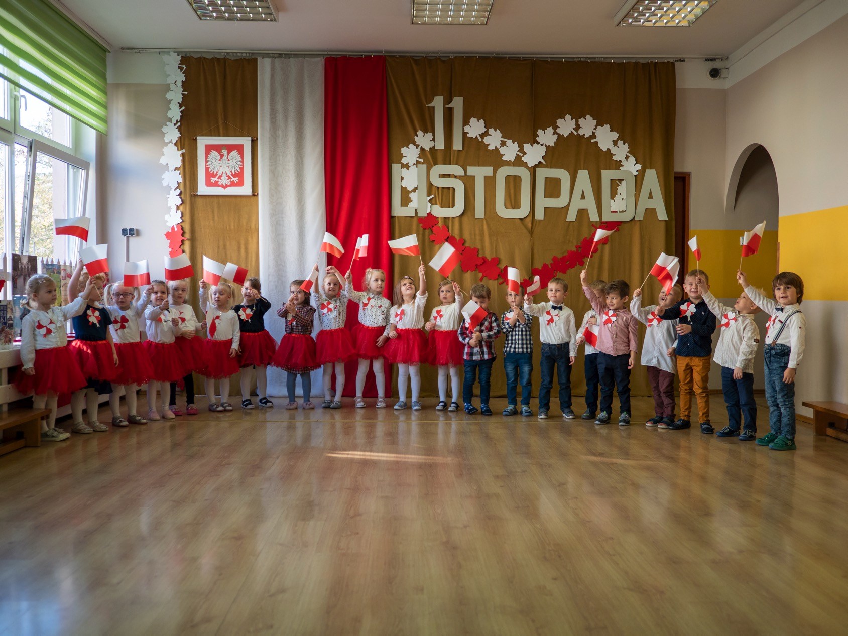 Święto Niepodległości w Przedszkolu Niepublicznym „Źródełko”.