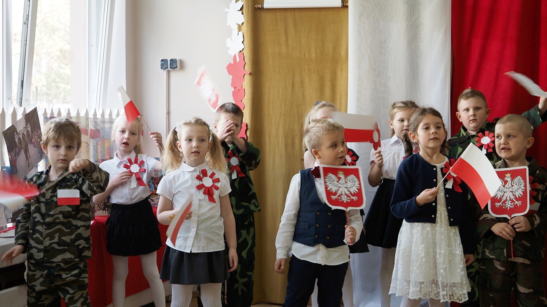 Święto Niepodległości w Przedszkolu Niepublicznym „Źródełko”.