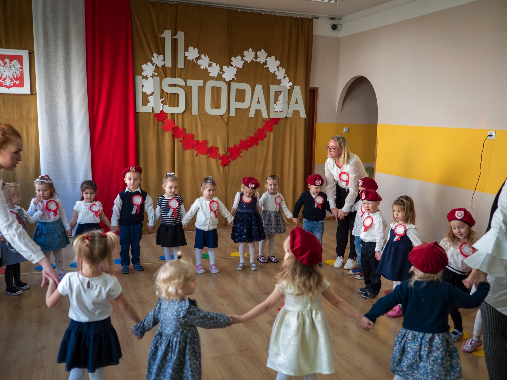 Święto Niepodległości w Przedszkolu Niepublicznym „Źródełko”.