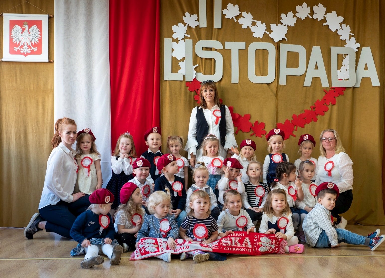 Święto Niepodległości w Przedszkolu Niepublicznym „Źródełko”.