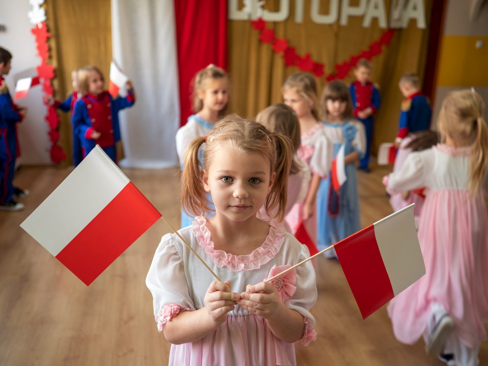 Święto Niepodległości w Przedszkolu Niepublicznym „Źródełko”.