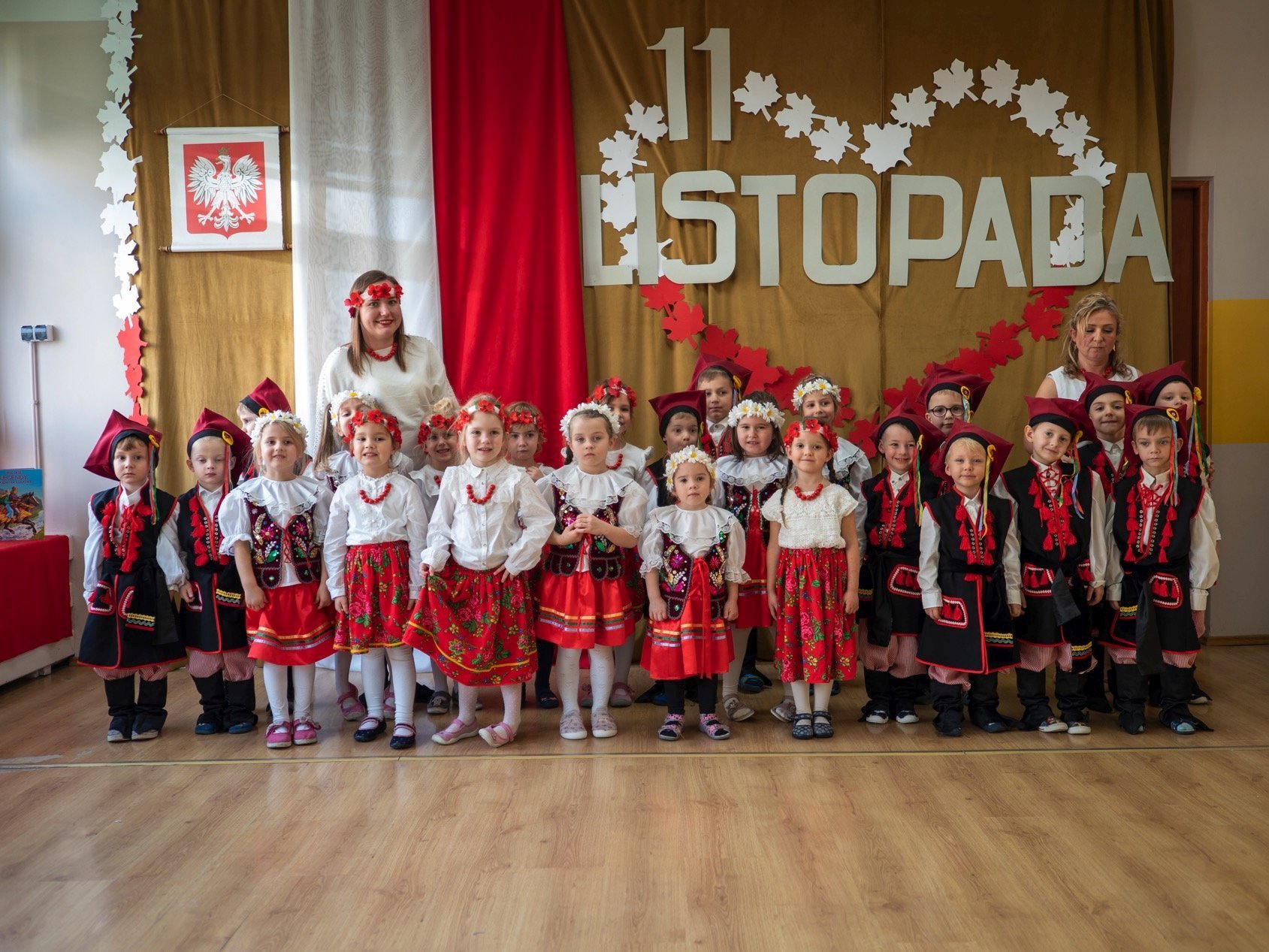 Święto Niepodległości w Przedszkolu Niepublicznym „Źródełko”.