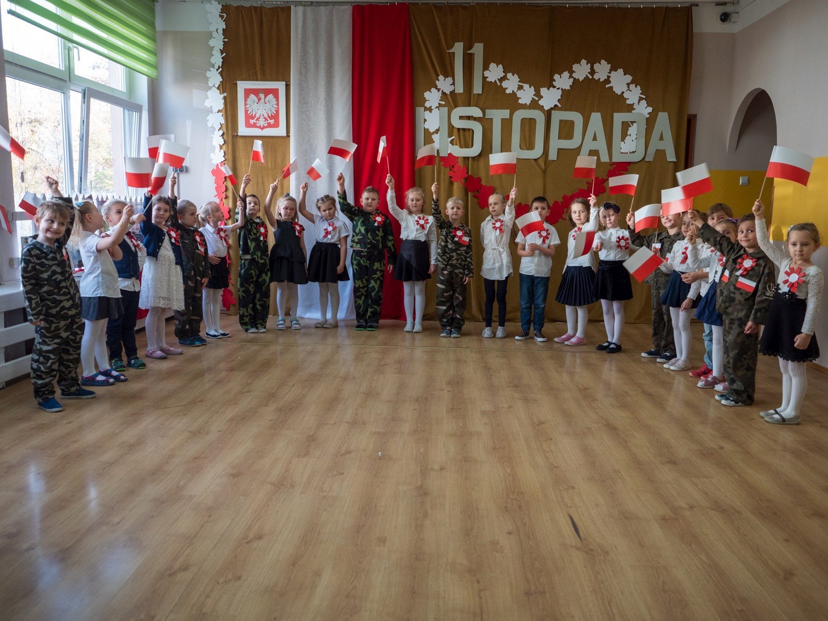 Święto Niepodległości w Przedszkolu Niepublicznym „Źródełko”.