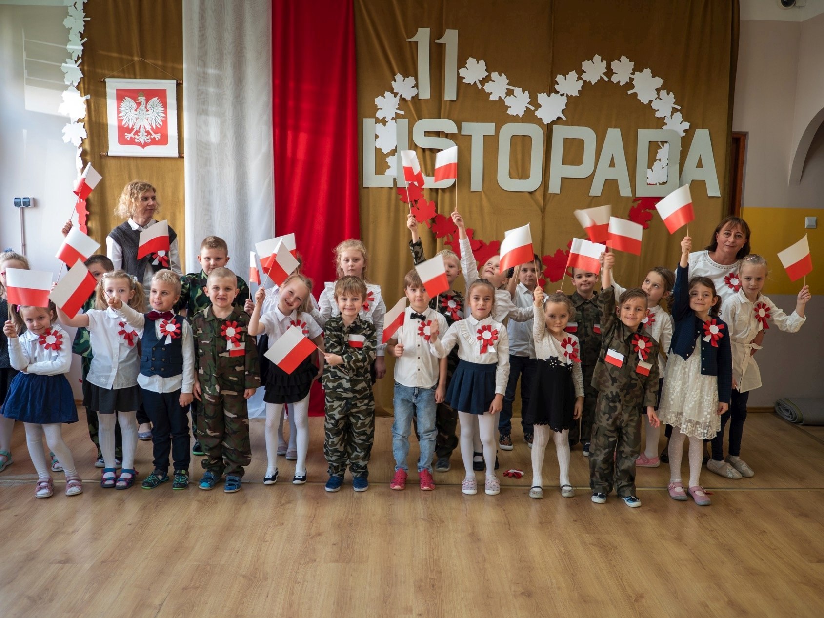 Święto Niepodległości w Przedszkolu Niepublicznym „Źródełko”.
