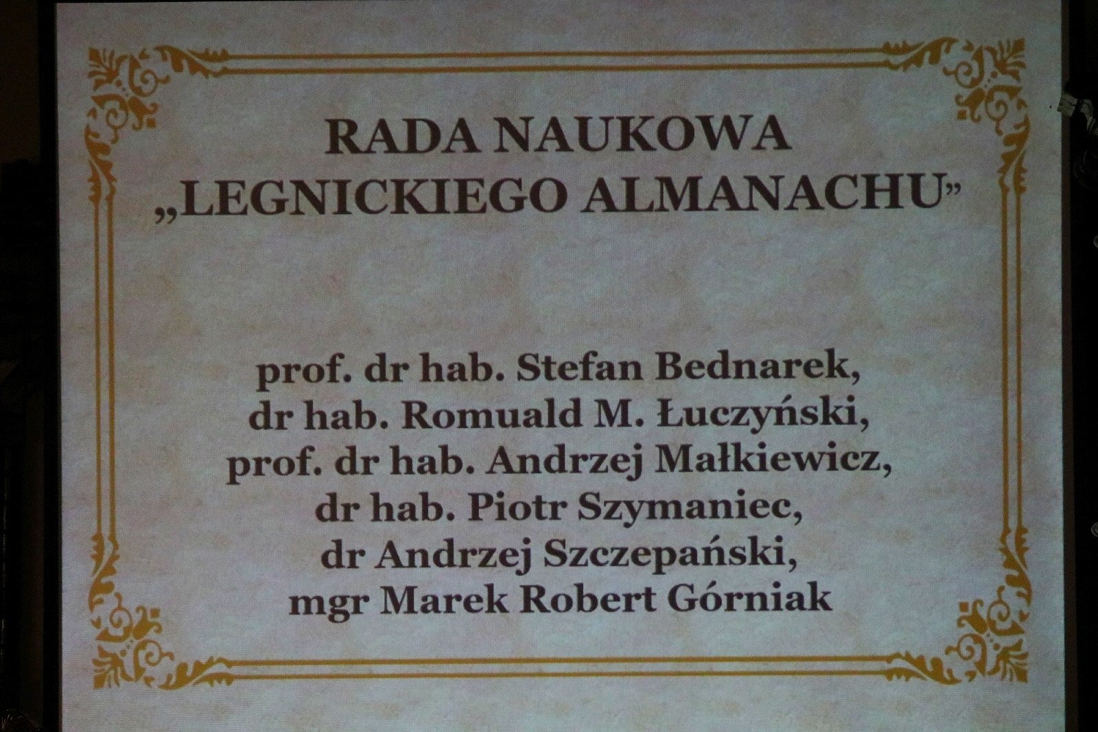 Promocja trzeciego tomu Legnickiego Almanachu