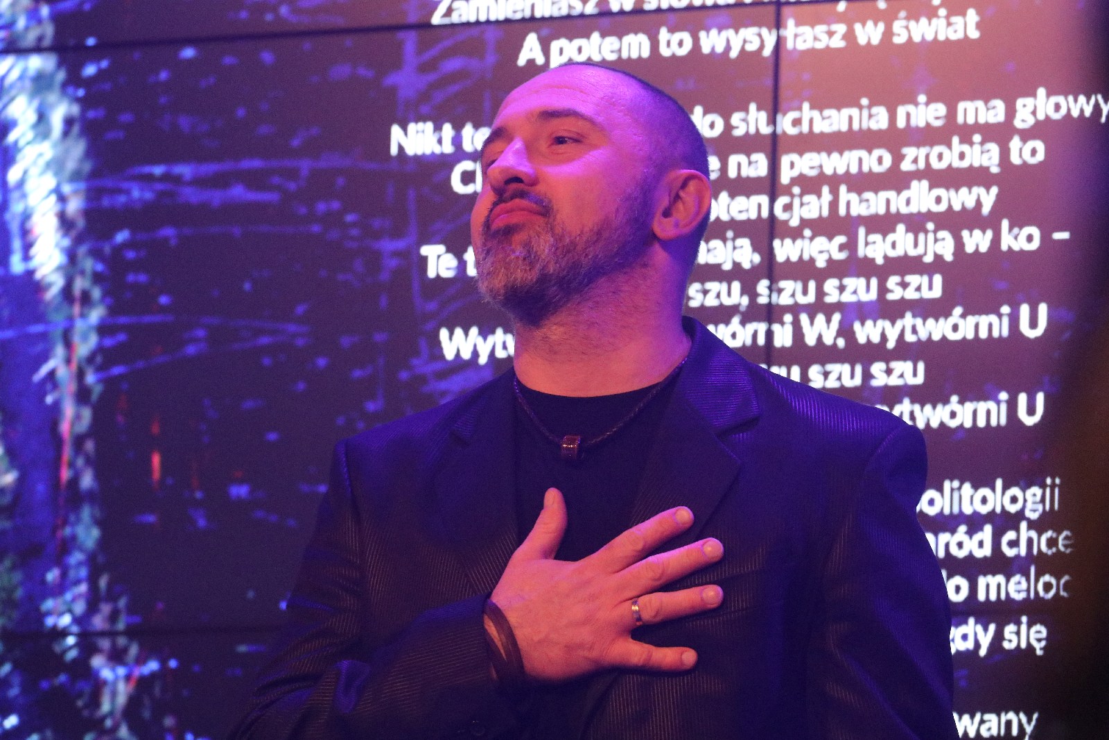 Tadek i jego „Tadek” na scenie Sali Maneżowej