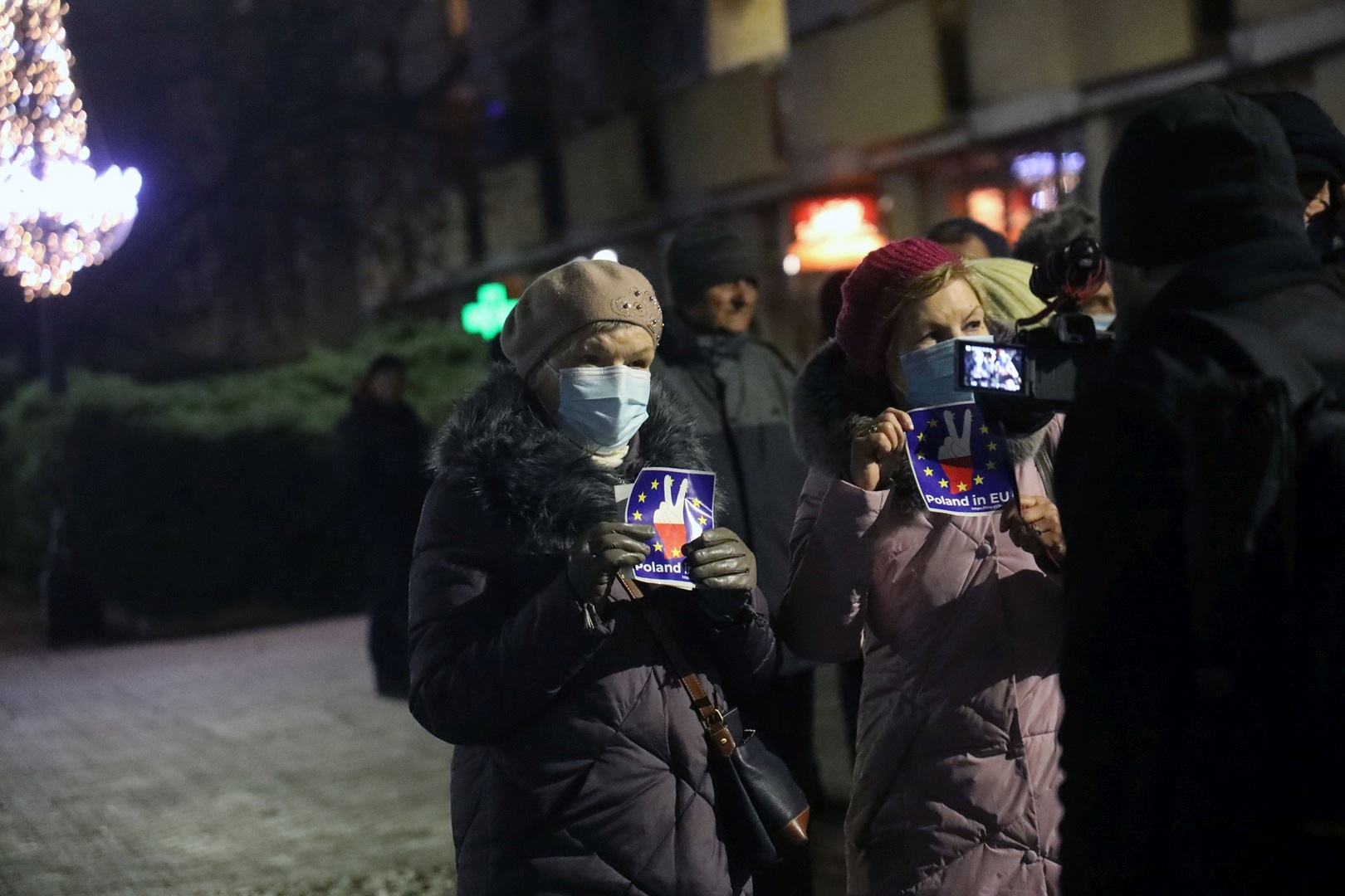 Legnicki protest w obronie wolnych mediów