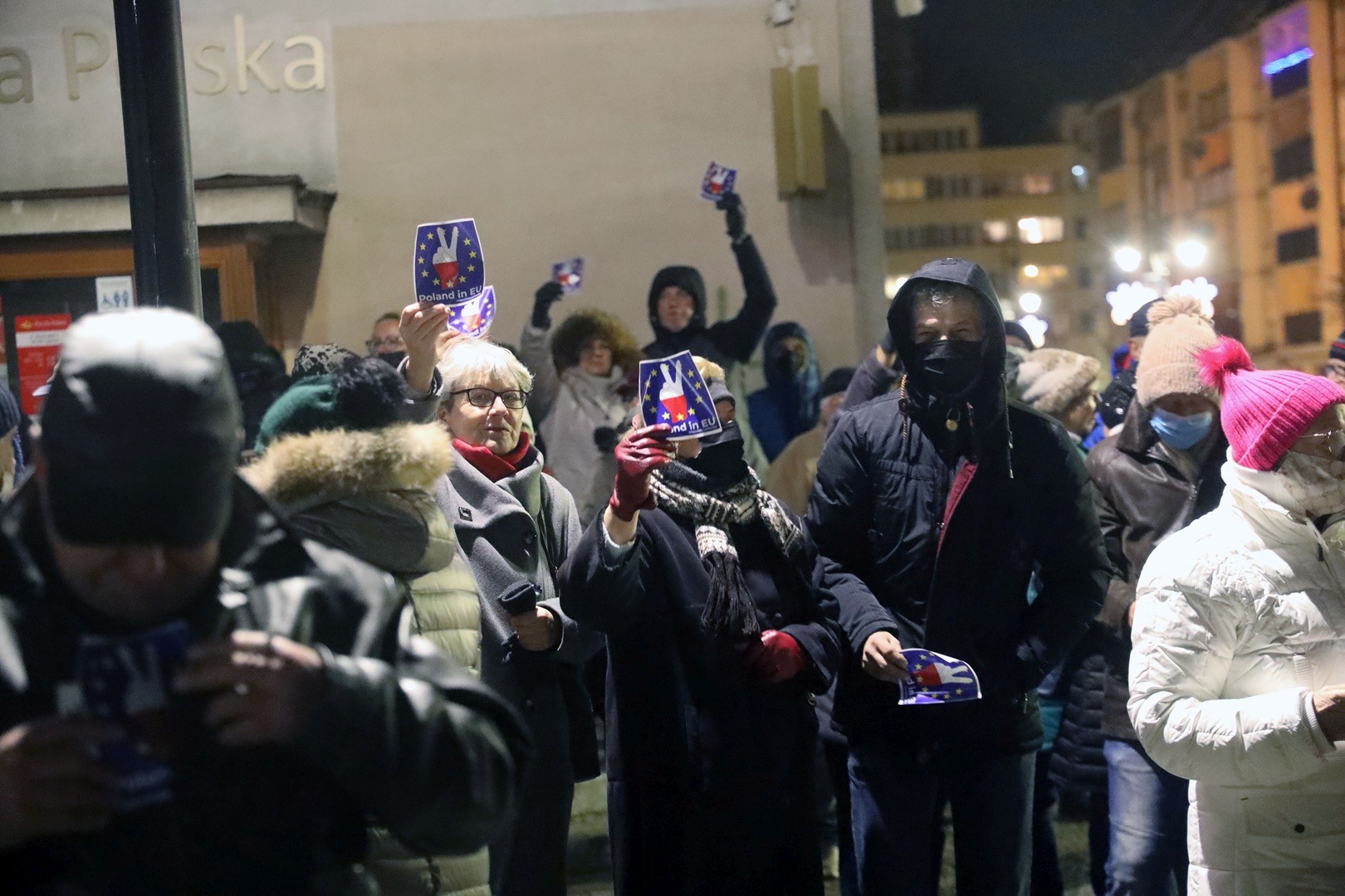 Legnicki protest w obronie wolnych mediów