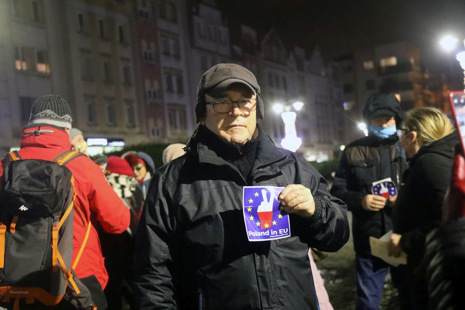 Legnicki protest w obronie wolnych mediów
