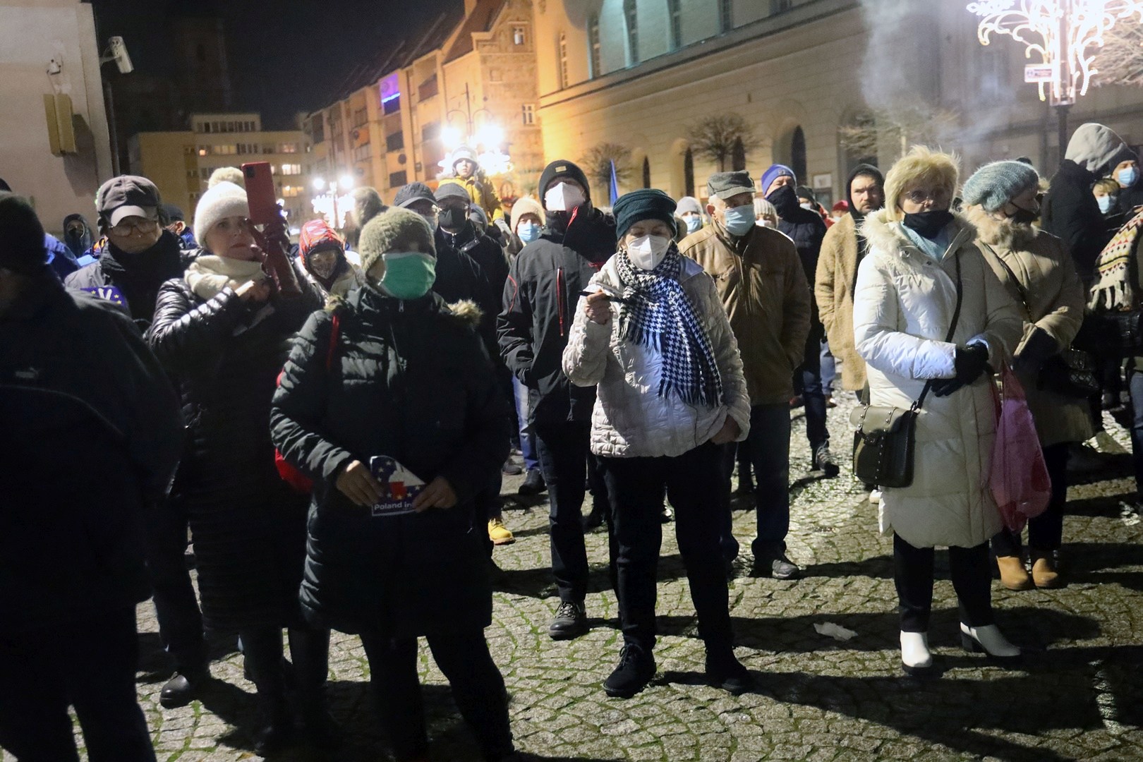 Legnicki protest w obronie wolnych mediów