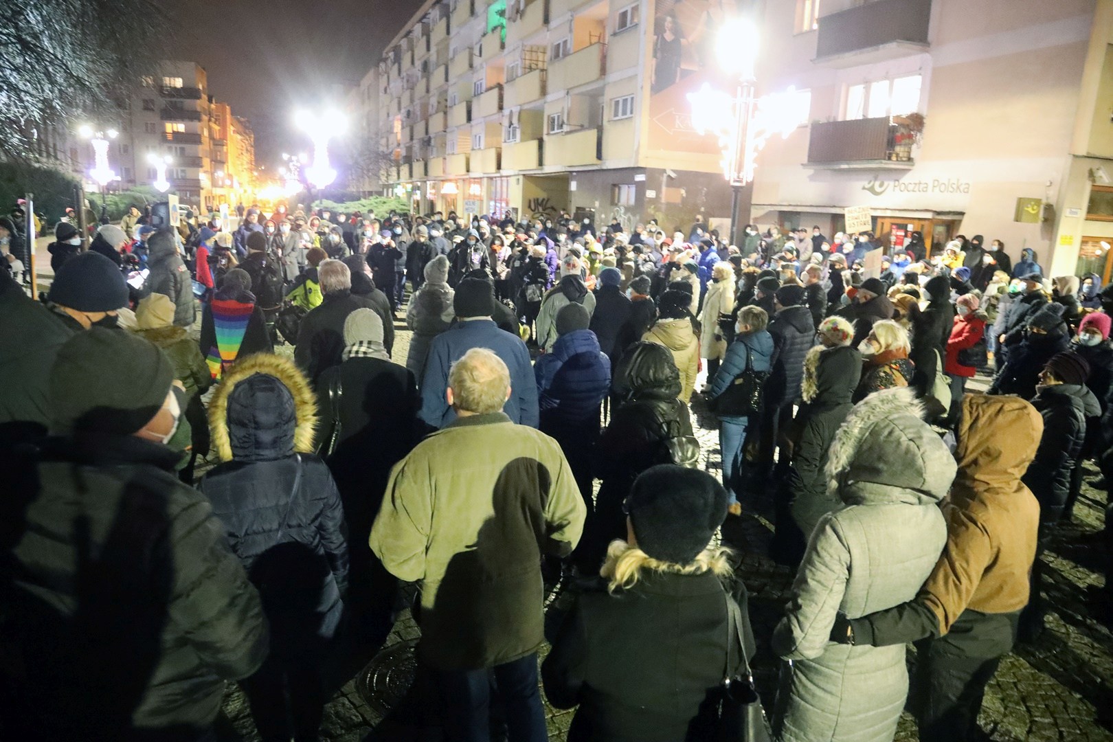 Legnicki protest w obronie wolnych mediów