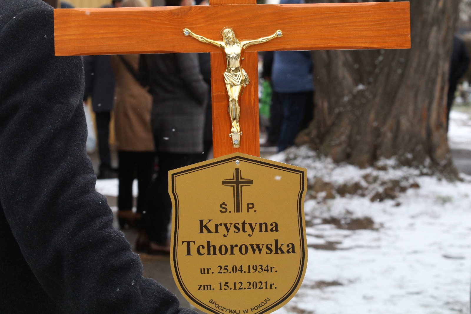 Pogrzeb Krystyny Tchorowskiej nauczycielki z Energetyka