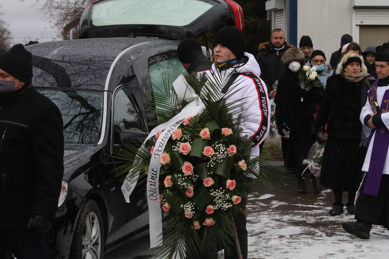 Pogrzeb Krystyny Tchorowskiej nauczycielki z Energetyka