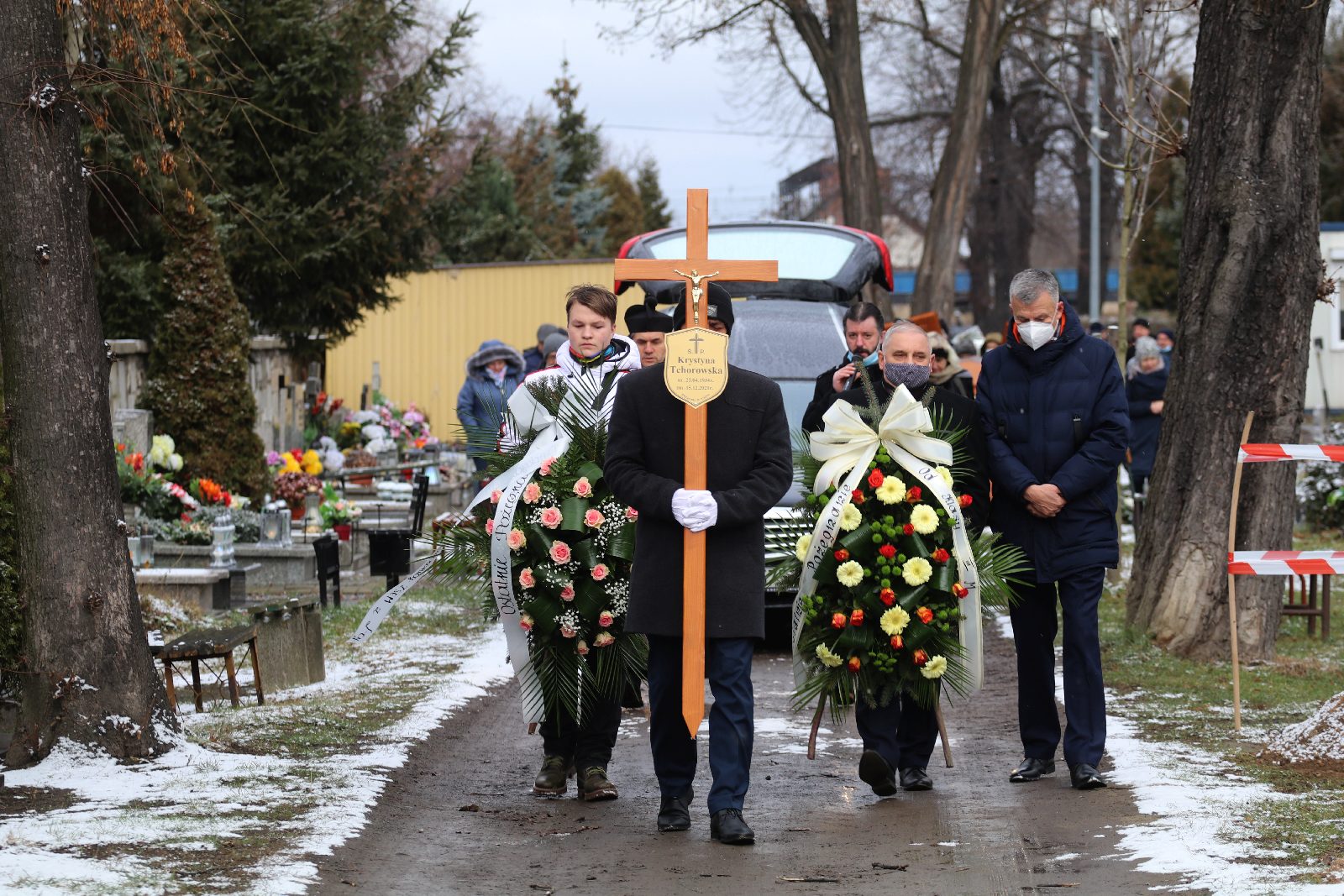 Pogrzeb Krystyny Tchorowskiej nauczycielki z Energetyka