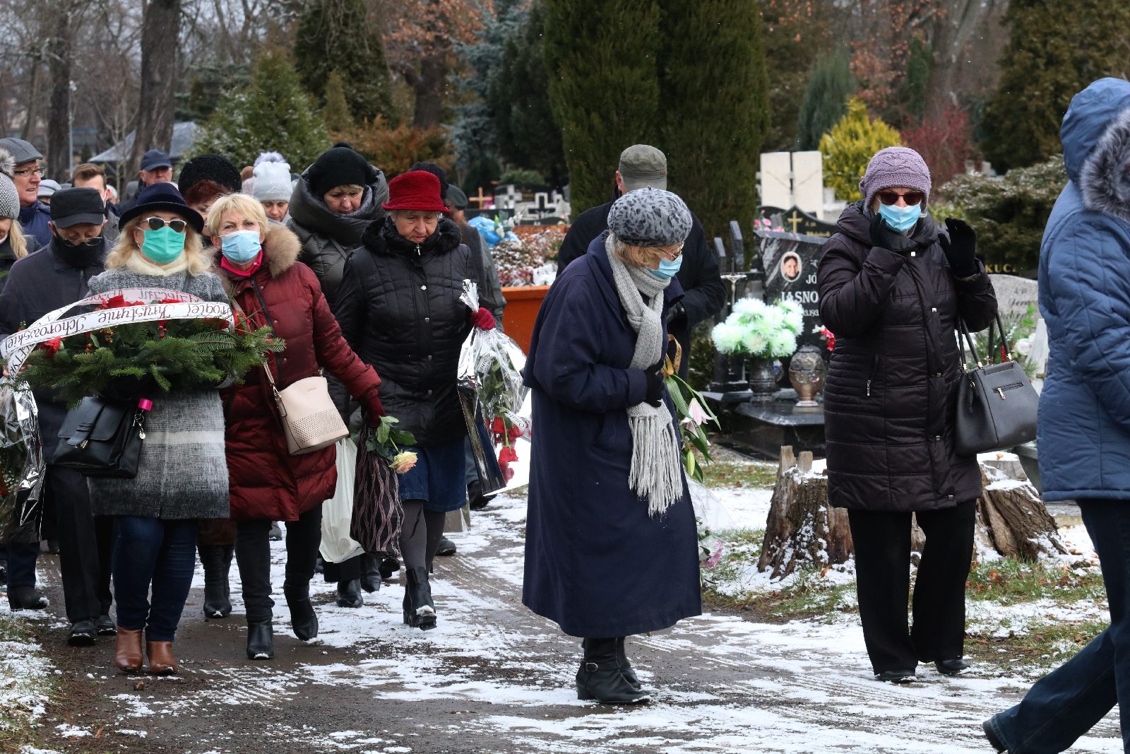 Pogrzeb Krystyny Tchorowskiej nauczycielki z Energetyka