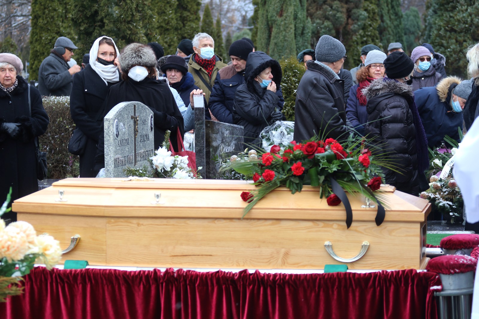 Pogrzeb Krystyny Tchorowskiej nauczycielki z Energetyka