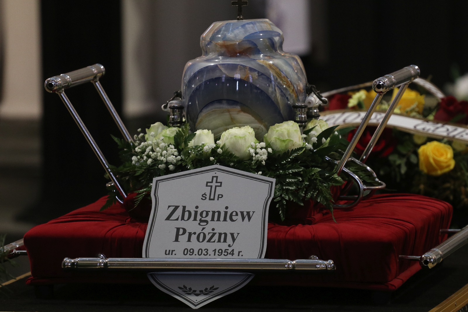 Pogrzeb Zbigniewa Próżnego przewodniczącego Solidarności w ZGM