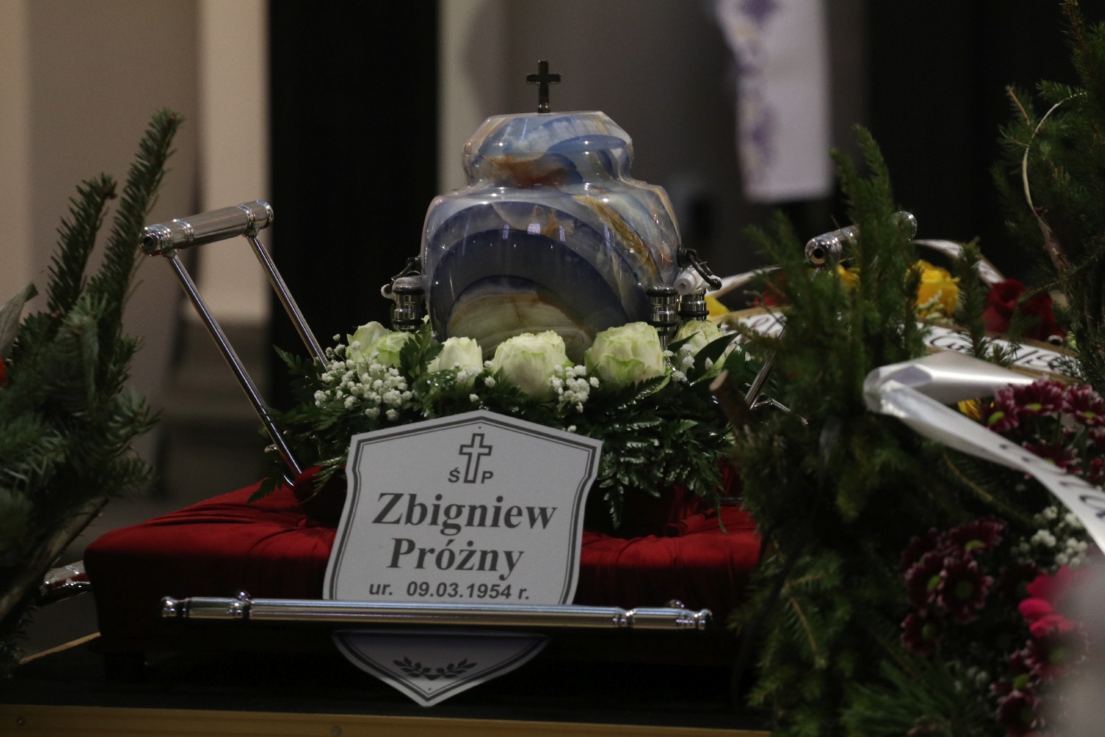 Pogrzeb Zbigniewa Próżnego przewodniczącego Solidarności w ZGM