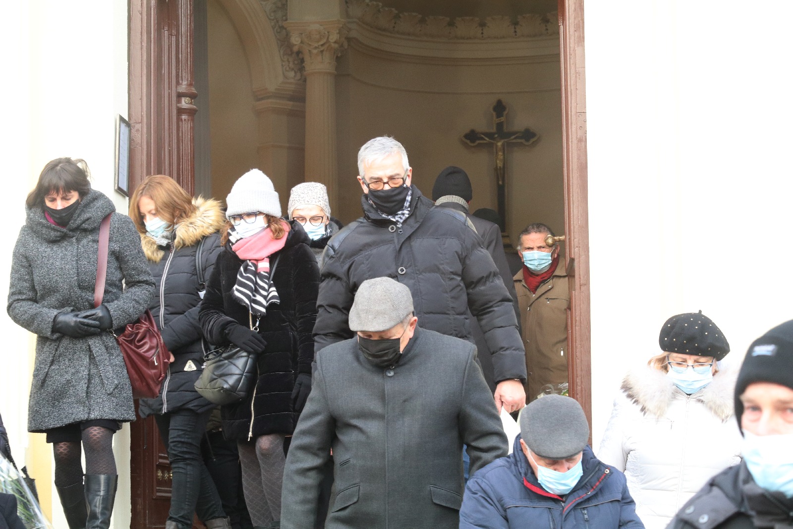 Pogrzeb Zbigniewa Próżnego przewodniczącego Solidarności w ZGM