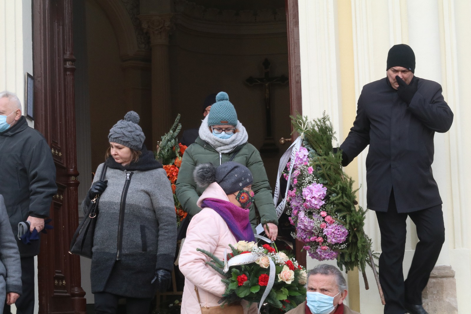 Pogrzeb Zbigniewa Próżnego przewodniczącego Solidarności w ZGM