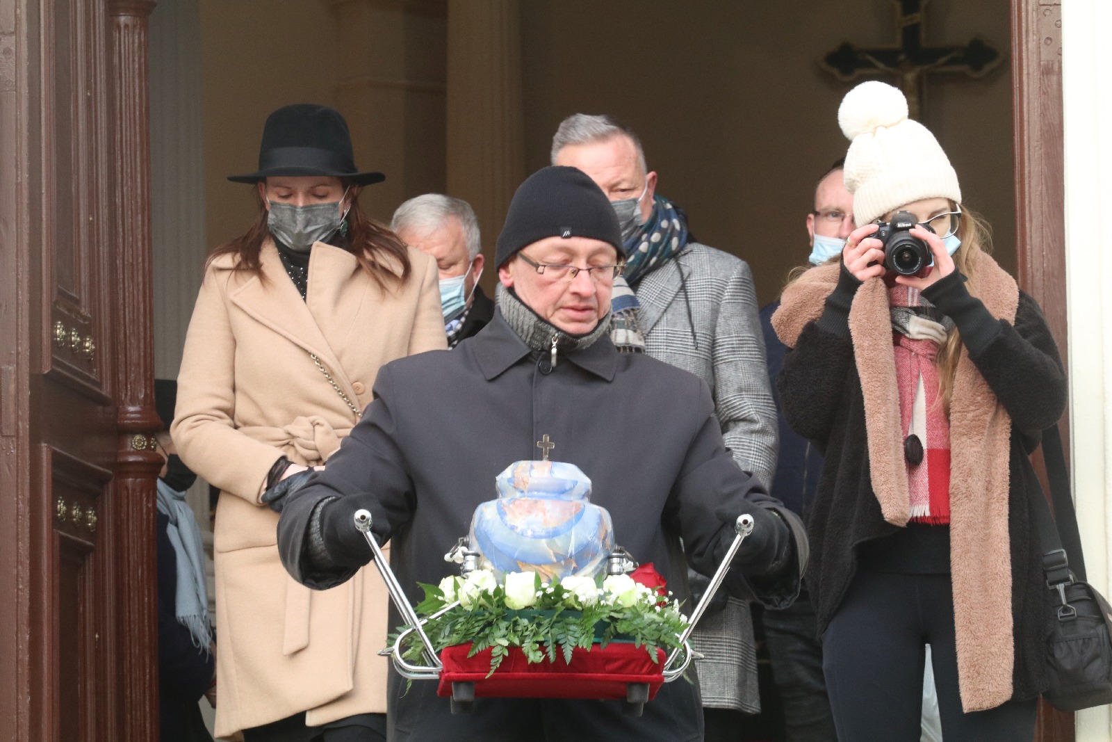 Pogrzeb Zbigniewa Próżnego przewodniczącego Solidarności w ZGM