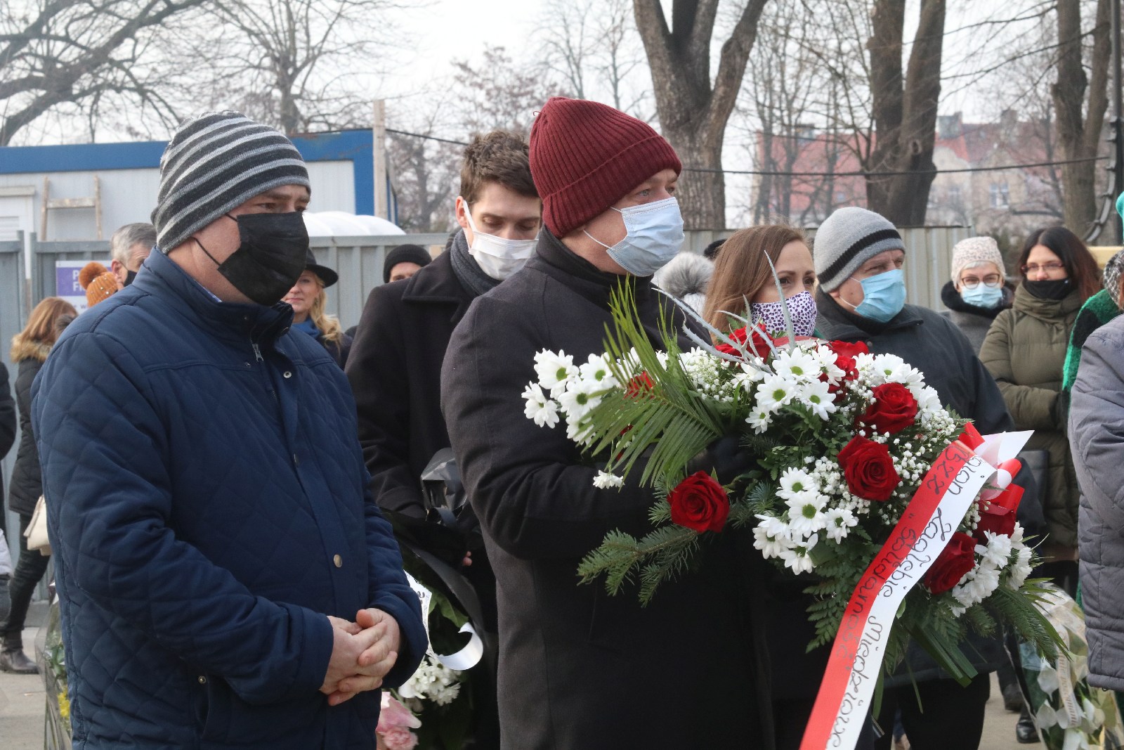 Pogrzeb Zbigniewa Próżnego przewodniczącego Solidarności w ZGM