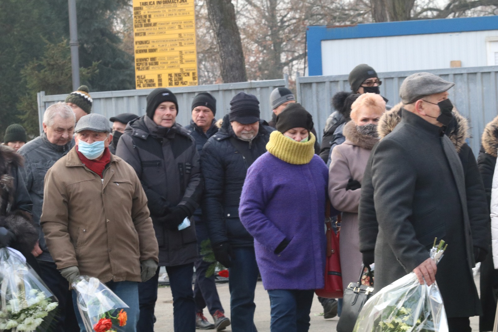 Pogrzeb Zbigniewa Próżnego przewodniczącego Solidarności w ZGM