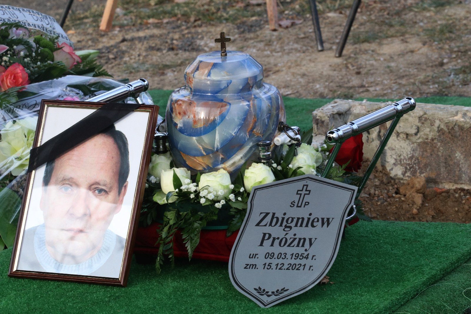 Pogrzeb Zbigniewa Próżnego przewodniczącego Solidarności w ZGM