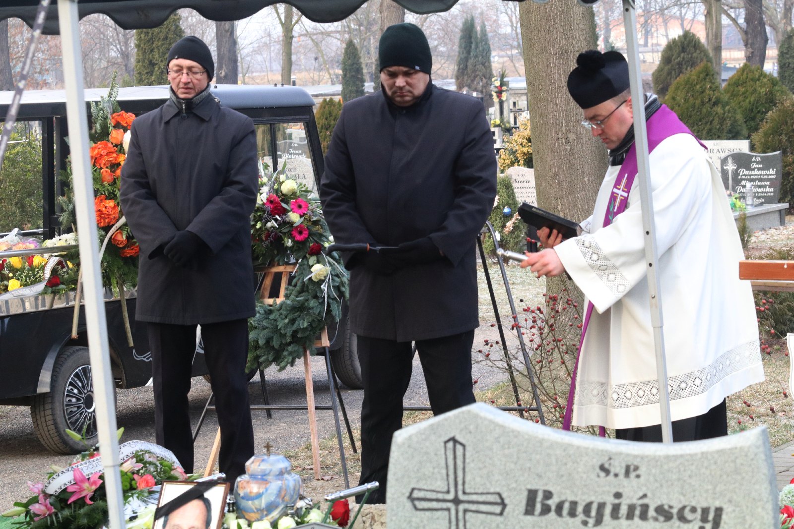 Pogrzeb Zbigniewa Próżnego przewodniczącego Solidarności w ZGM