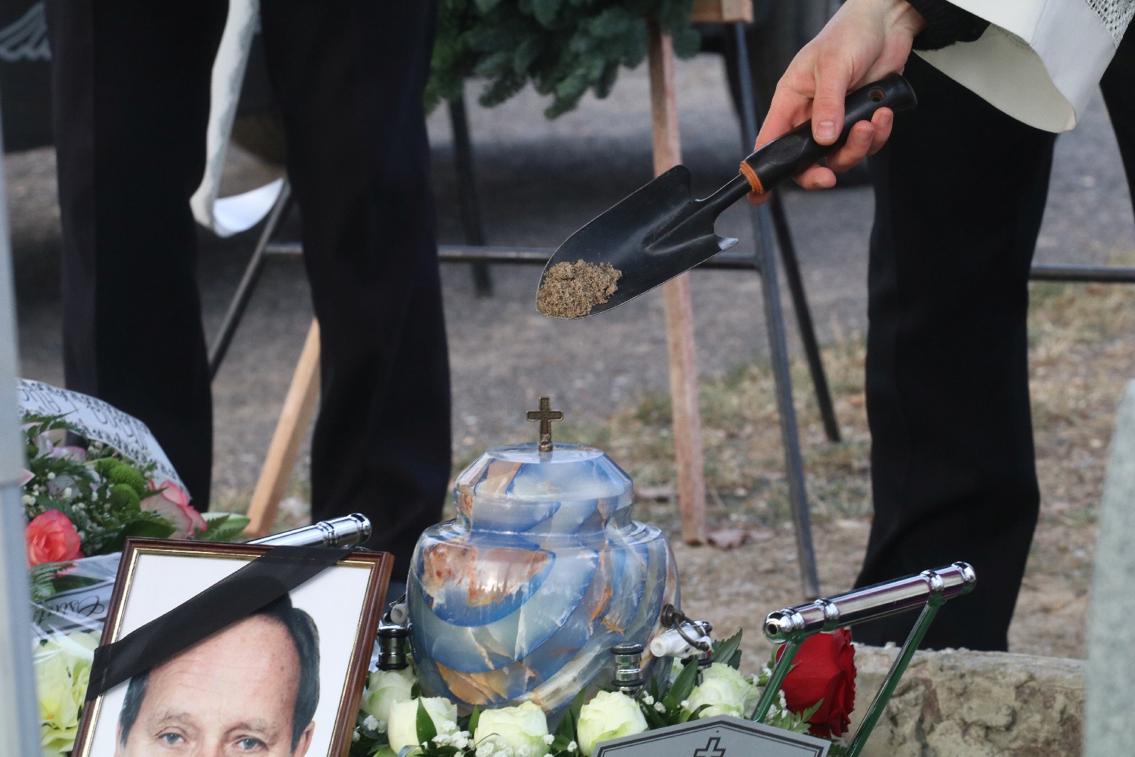 Pogrzeb Zbigniewa Próżnego przewodniczącego Solidarności w ZGM