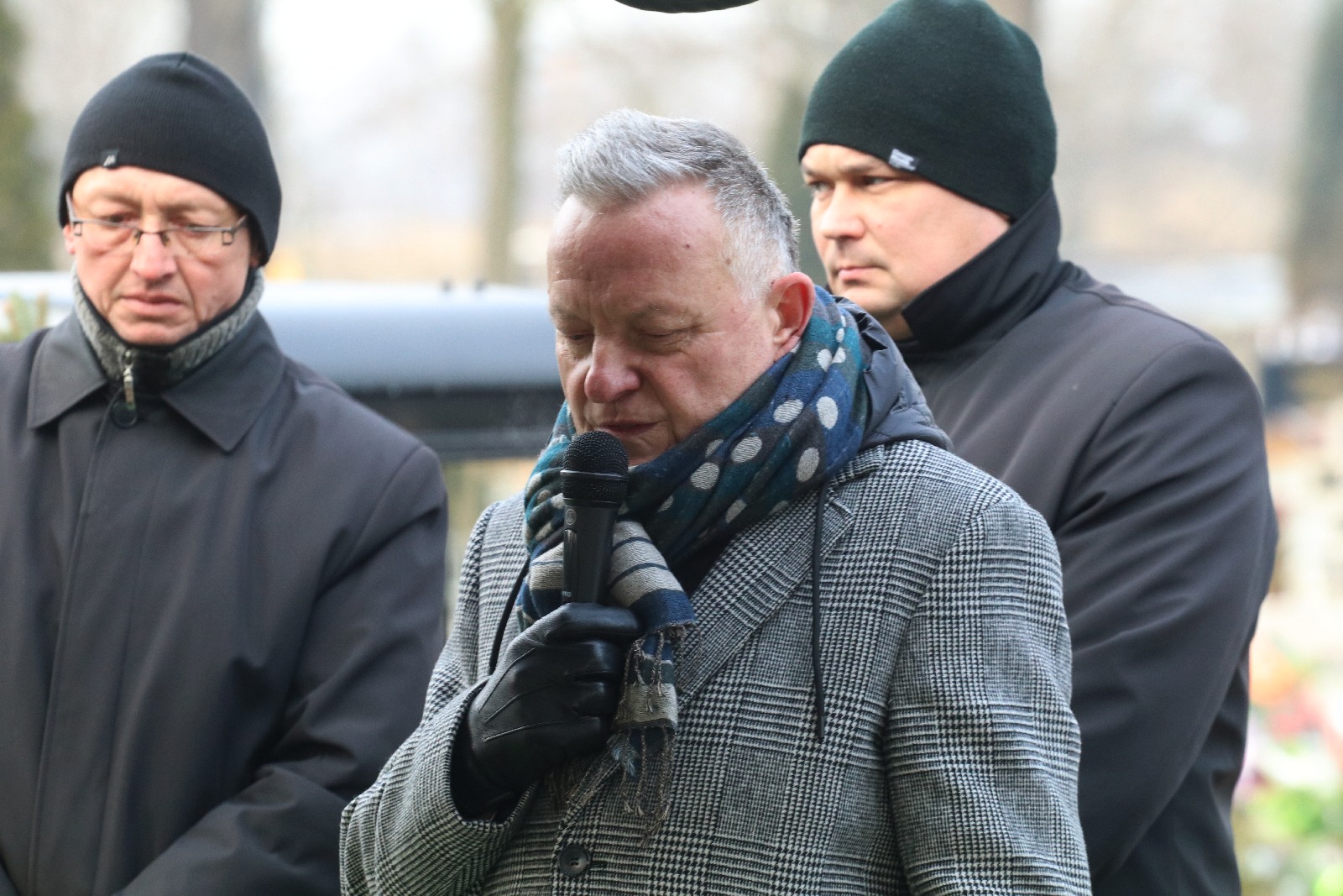Pogrzeb Zbigniewa Próżnego przewodniczącego Solidarności w ZGM