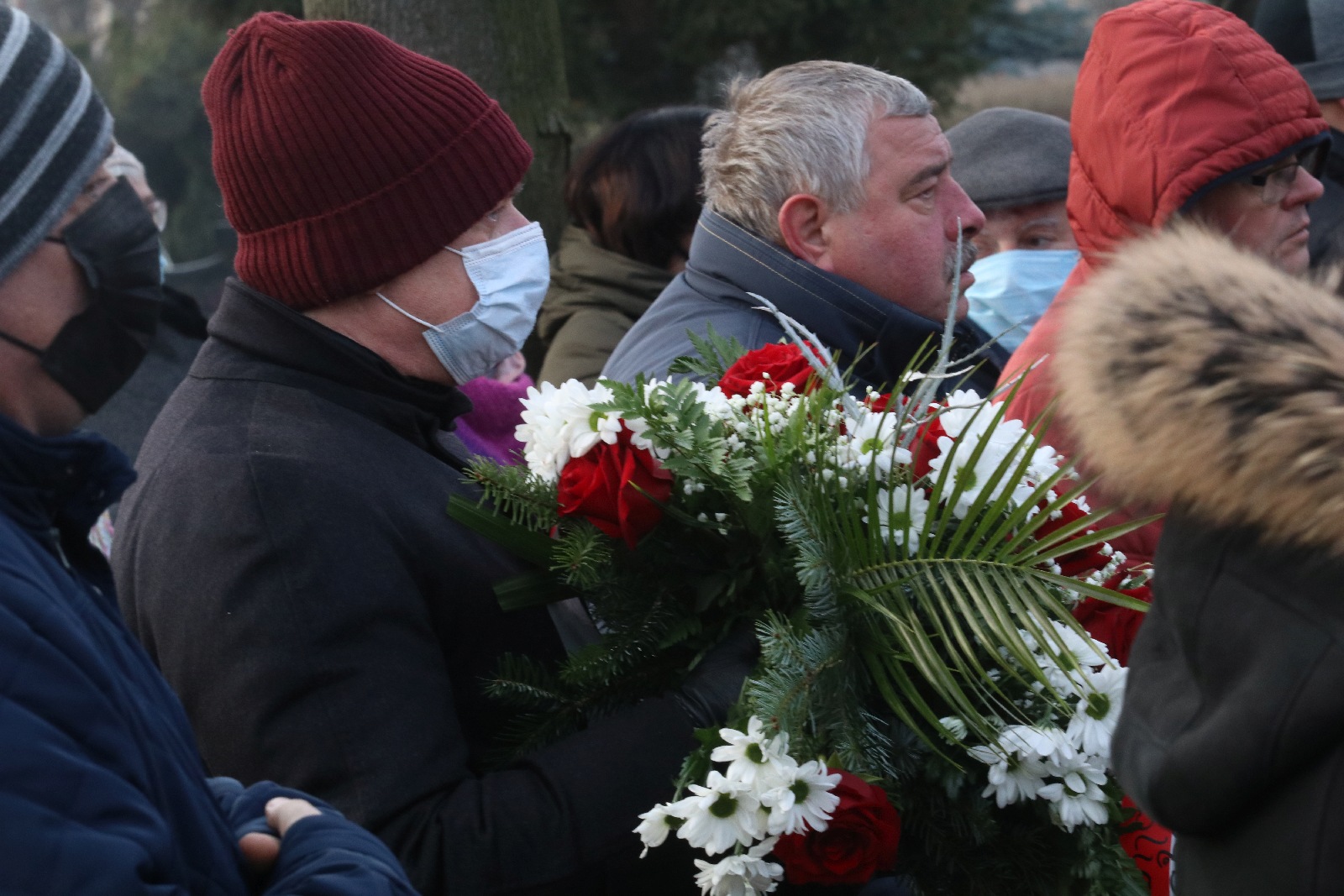 Pogrzeb Zbigniewa Próżnego przewodniczącego Solidarności w ZGM