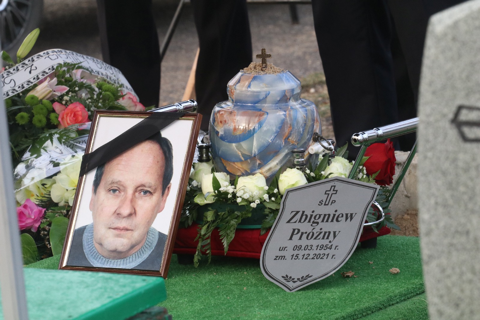 Pogrzeb Zbigniewa Próżnego przewodniczącego Solidarności w ZGM