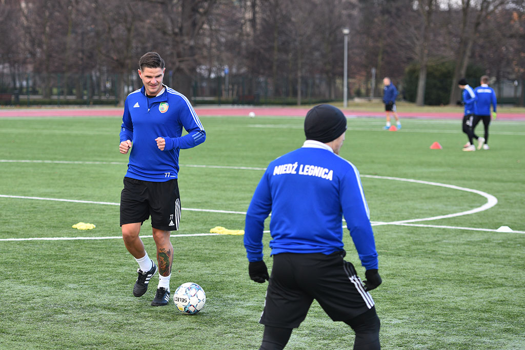Koniec laby. Pierwszy trening Miedzi w bieżącym roku