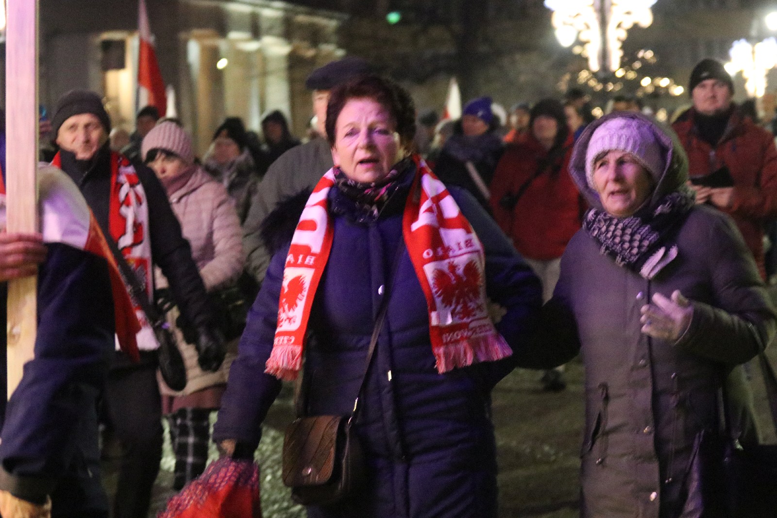 Dwieście osób demonstrowało przeciw „segregacji sanitarnej”