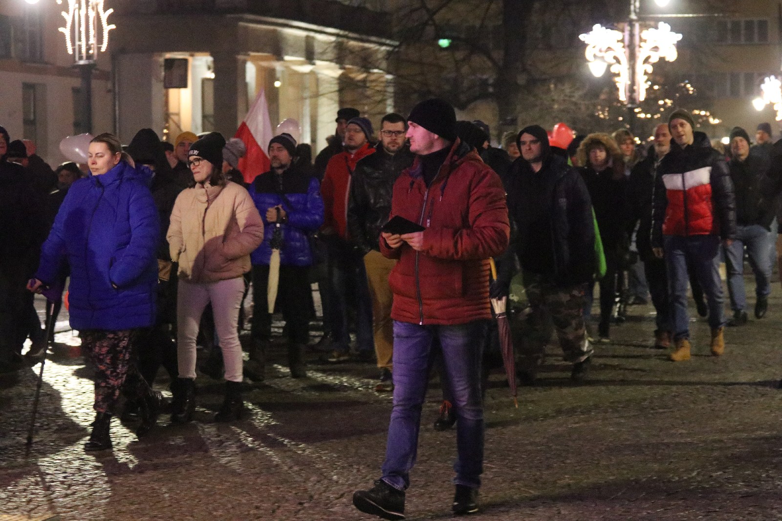 Dwieście osób demonstrowało przeciw „segregacji sanitarnej”