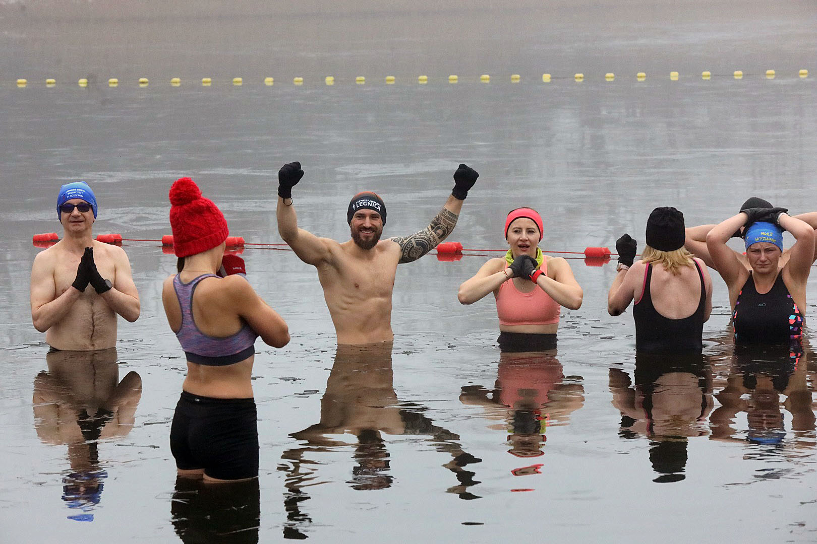 W Krainie Dobrej Energii biegali i morsowali dla Cyprianka